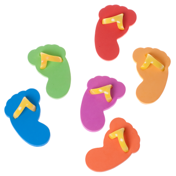 Moosgummi-Stempel "Mustertreter", 6tlg.