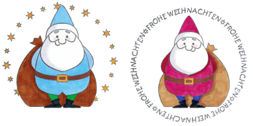 Giant Stamps "Elves", Set of 2