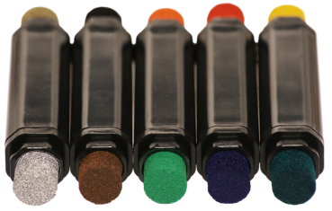 Stamp Pens 10 Colours, 5pcs.