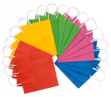paperbag, colour, 20 pieces