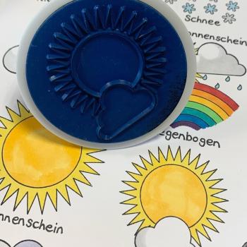 Giant Stamps "Weather", 12pcs.