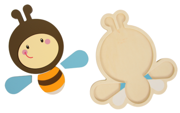 Einlegepuzzle "Bienchen", 1Stck