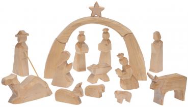 Große Weihnachtskrippe, 16-tlg.