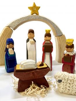 Große Weihnachtskrippe, 16-tlg.