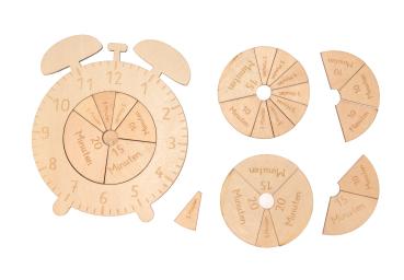Lernpuzzle Bruchrechnen-Uhr, 28-tlg.