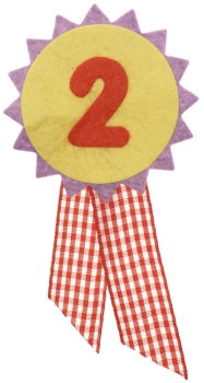 Felt Stickers "Advent Calendar", 72pcs.