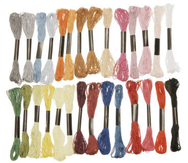 Thread Colourful 28 Colours