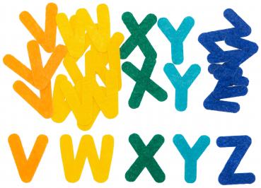 Felt Letters "Self-Adhesive", 300pcs.