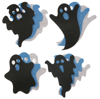 Stickerset "Kleine Filzgespenster"