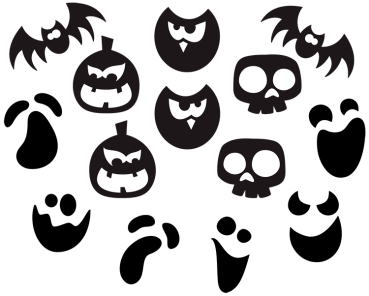 Stickerset "Für Halloween", 14er Set