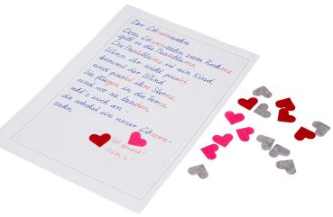 Felt hearts 300 pcs.