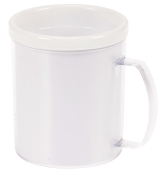 Tasse doppelwandig, bemalbar