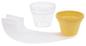 Flower Pot "For Self-Colouring", 1pc.