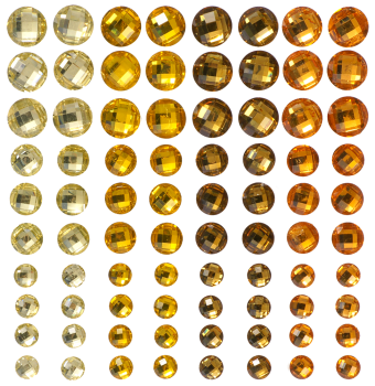 Selfadhesive rainbow gemstones, 480- pcs
