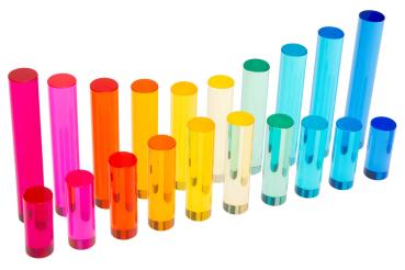 Acryl Zylinder 20-tlg.