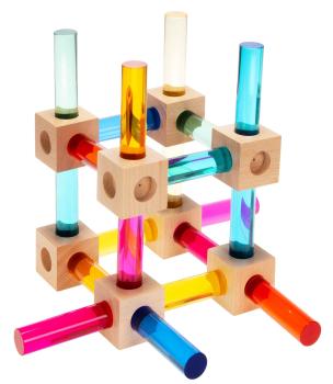 Konstruktionsset acryl holz