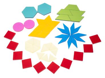 Preview: Acryl Formen Legespiel, 49-tlg.