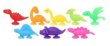 Dinos mit Saugnapf, 8-tlg.