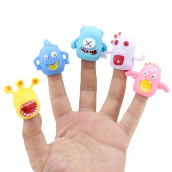 Fingerpüppchen Kleine Monster, 25-tlg. (Farbsortierung je nach Lagervorrat)