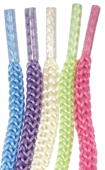 Fädelschnüre "Regenbogen 100 cm", 10tlg.