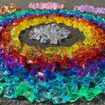 Decorative gemstones 4 elements, 500 pcs.