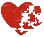 DIY Puzzle "Heart", 1pc.