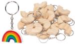 keychain rainbow, set of 24 pcs