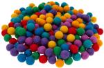 rainbow feltballs, 210 pcs.