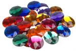 Decorative diamonds, Ø 5 cm, 28 pcs.