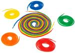 Shoelaces For Threading "Colourful 100 cm", 10pcs.